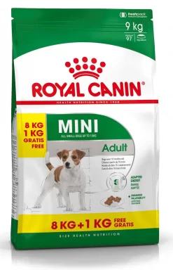 Royal Canin Mini Adult Hondenvoer 8kg + 1kg Gratis