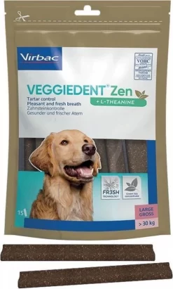 Virbac Veggiedent Zen Kauwstrips >30kg L 490G