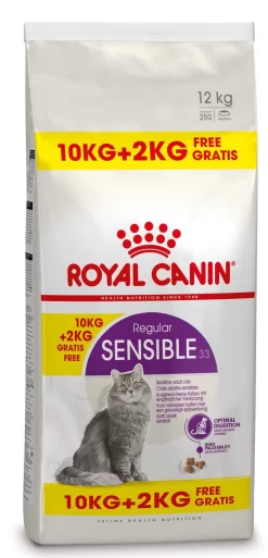 Royal Canin Sensible Kattenvoer 10kg + 2kg Gratis