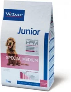 Virbac Veterinary Hpm Junior Special Medium - Hondenvoer - 12kg