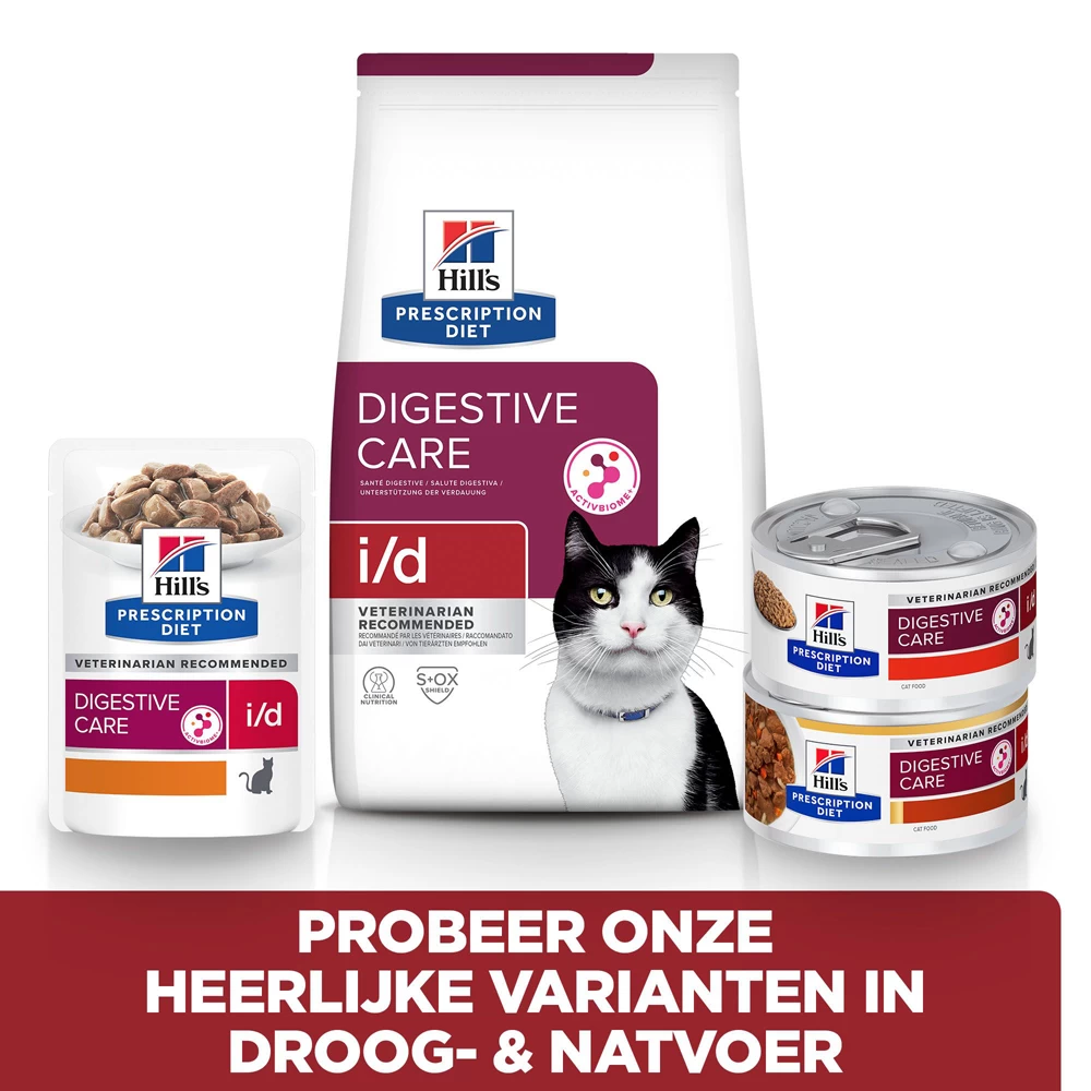 Hill's Prescription Diet I/d Digestive Care Kattenvoer Met Kip 3kg - Afbeelding 6
