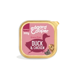 Edgard & Cooper Edgard&Cooper Puppy Hondenvoer In Kuipje Met Eend – 11x 150g