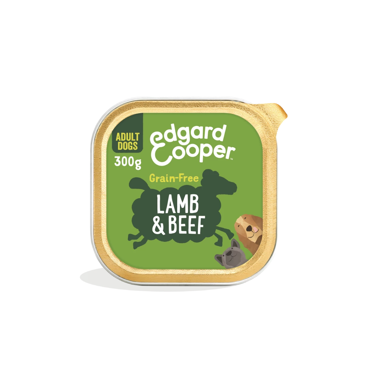 Edgard & Cooper Edgard&Cooper Hondenvoer In Kuipje Met Lam – 11x 150g