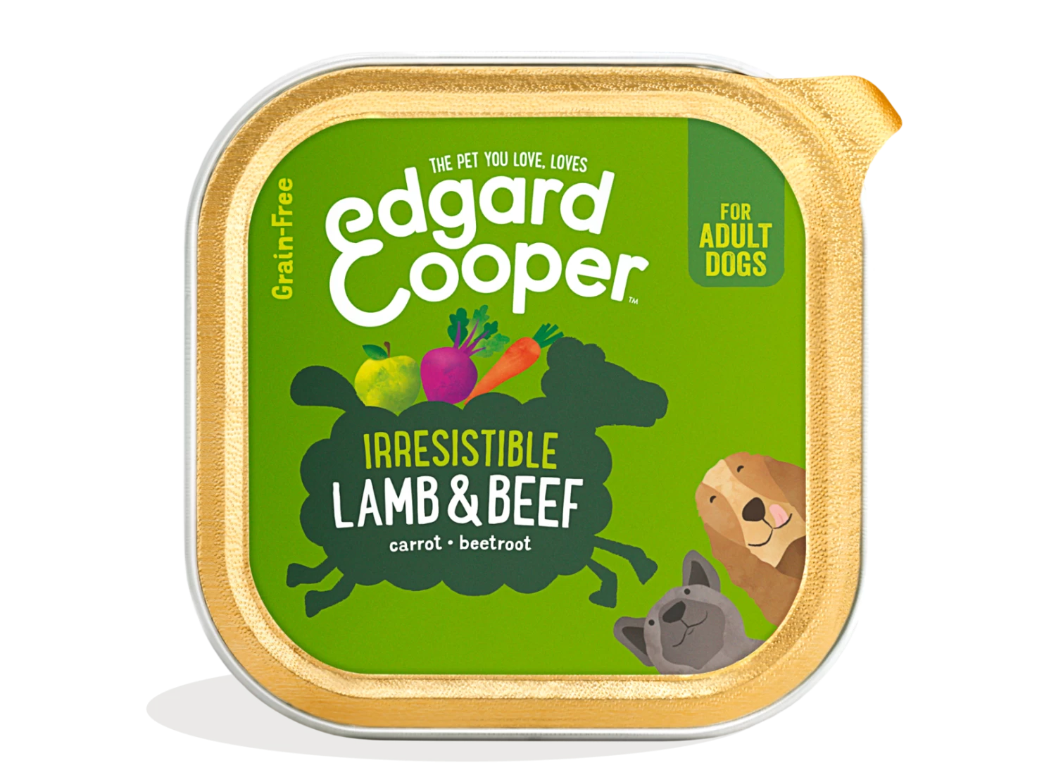 Edgard & Cooper Edgard&Cooper Hondenvoer In Kuipje Met Rund – 11x 150g