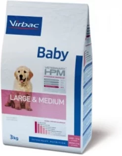 Virbac Veterinary Hpm Baby Large & Medium - Hondenvoer - 12kg