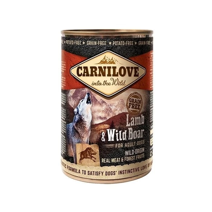 Carnilove Adult Lam & Everzwijn Hondenvoer 6x400g