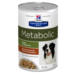 Hill's Prescription Diet Metabolic Weight Management Stoofpotje Voor Hond Met Kip & Toegevoegde Groenten 12x354g