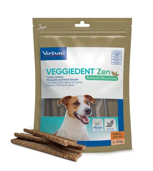 Virbac Veggiedent Zen Kauwstrips <10KG S 224G