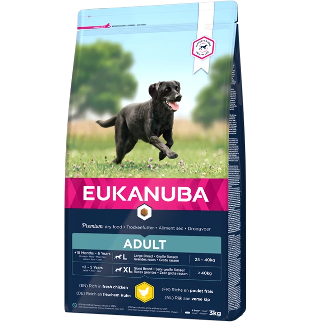 Eukanuba Adult Large Breed - Hondenvoer Met Kip - 15kg