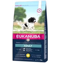Eukanuba Adult Medium Breed - Hondenvoer Met Kip - 15kg