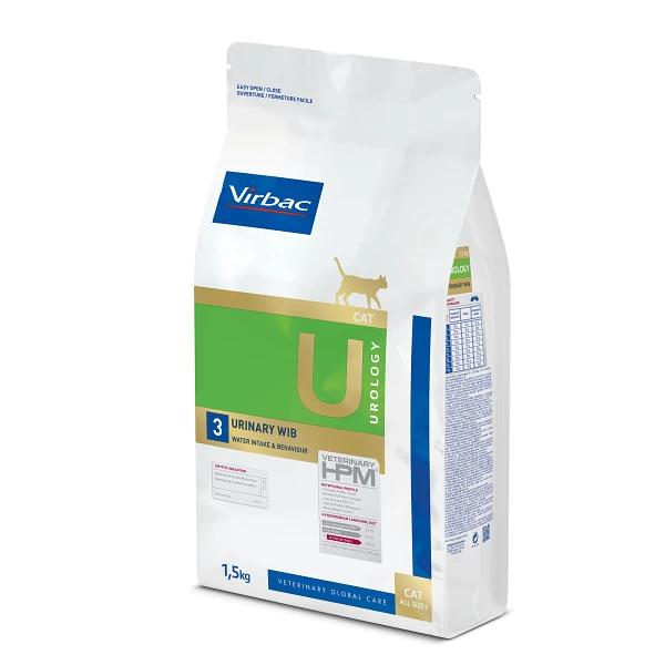 Virbac HPM Urology Urinary Wib U3 - Kattenvoer - 3kg - Afbeelding 2