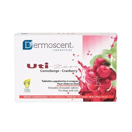 Dermoscent Uti-Zen Dog/Cat 30Tabl - Afbeelding 2
